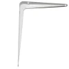 Home it Hylleknekt lett 150 x 200 mm hvit | Veggskinner & Hylleknekter
