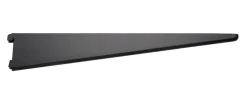 Home it Hylleknekt t/Rack-systemet 47 cm svart | Veggskinner & Hylleknekter
