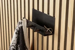 Home it Hylle m/knagger til akustikkpanel svart | Akustikkpanel|Hyller