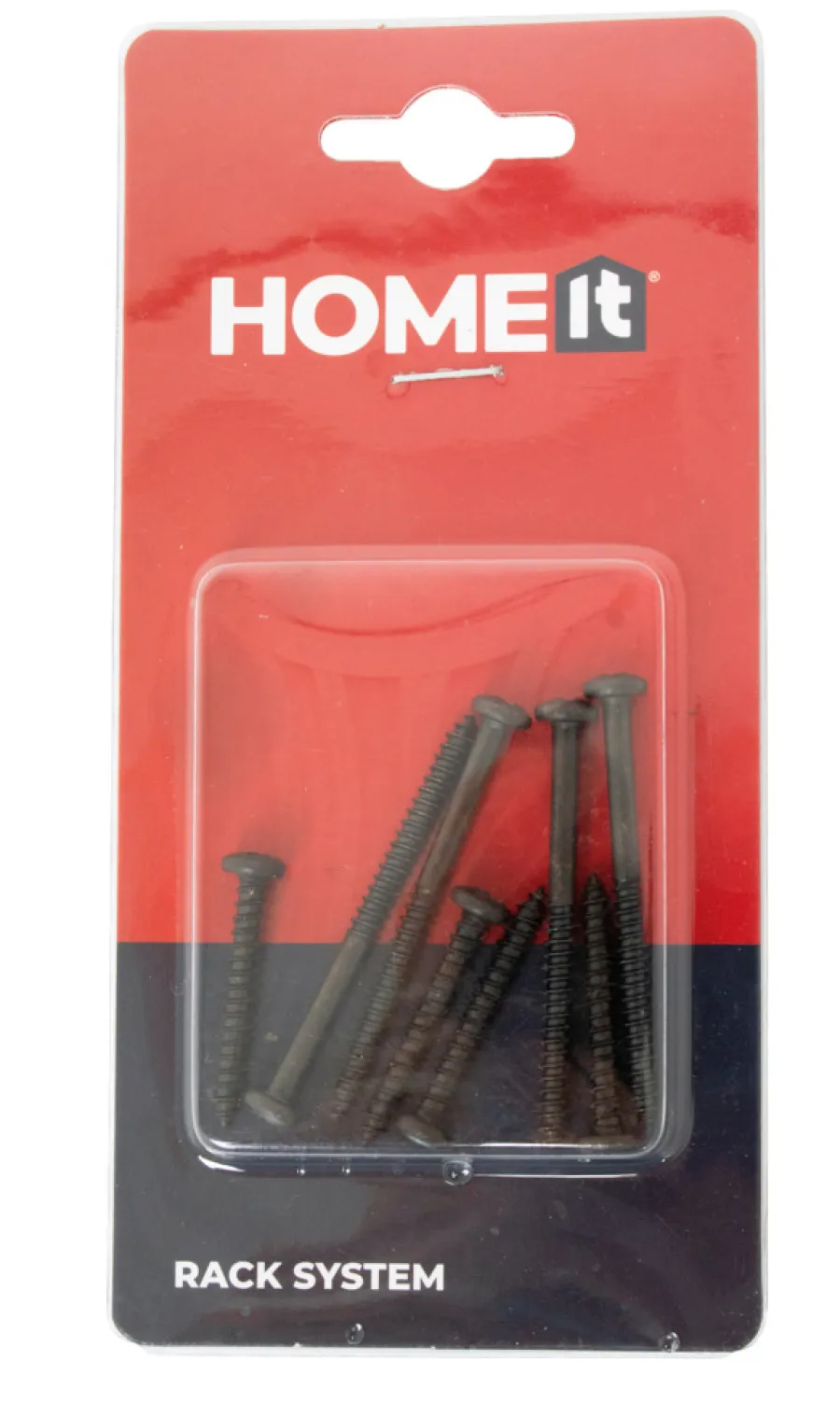 Home it Hyllemonteringssett t/Rack system svart | Veggskinner & Hylleknekter