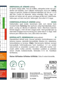Weibulls Isbergsalat med såbånd, "Great Lakes" | Frø
