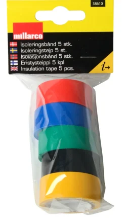 Millarco Isoleringsbånd 5 stk. | Øvrig Tilbehør|Tape