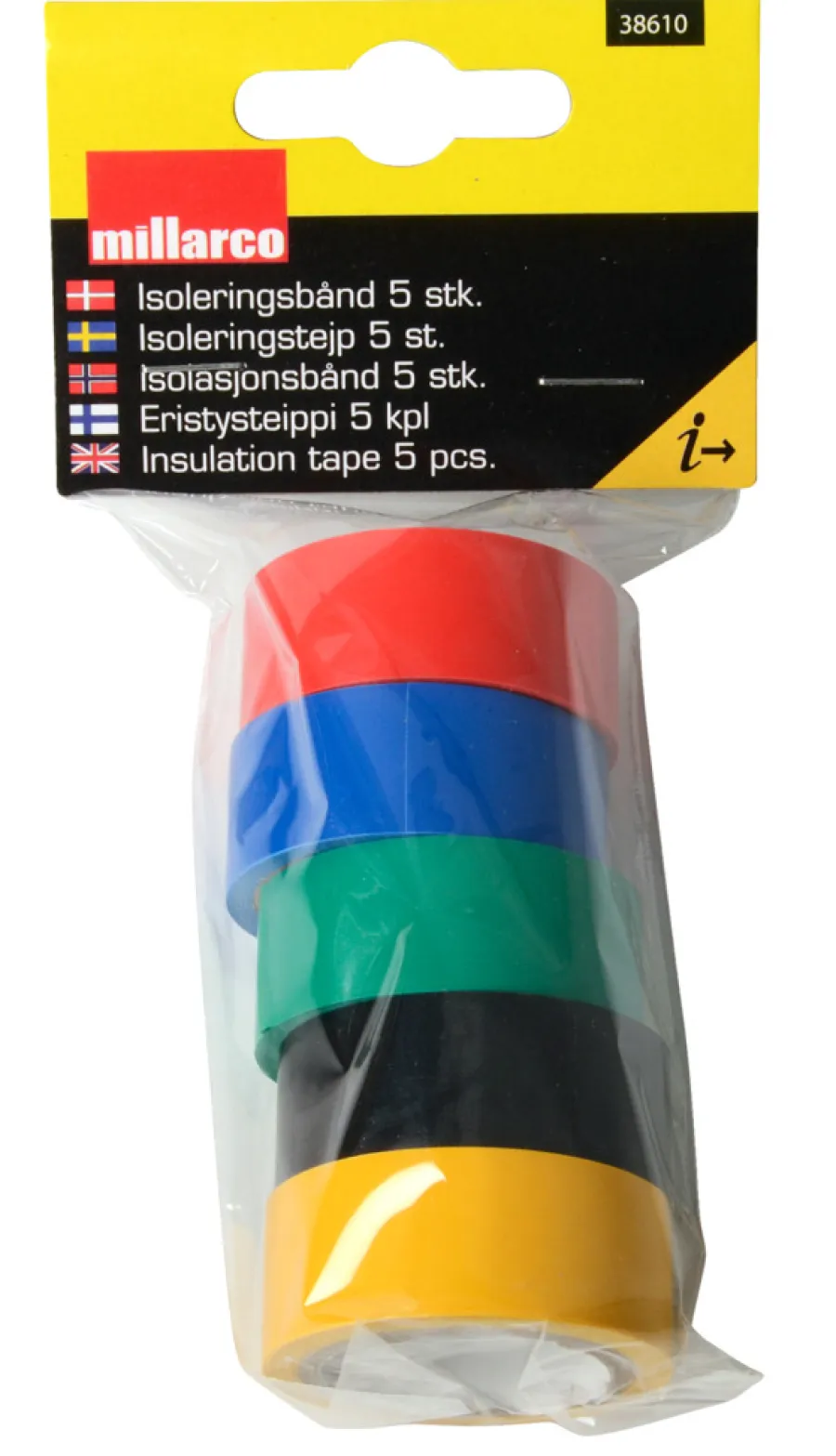 Millarco Isoleringsbånd 5 stk. | Øvrig Tilbehør|Tape