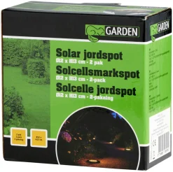 Garden Jordlys med solceller 2 stk. - ® | Dekorativ Belysning - Utendørs|Solcellelamper