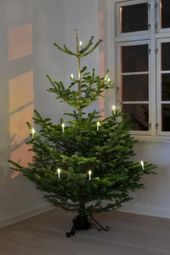 Stemning Juletrelys LED med klips 10 stk. H10,5 cm | Juledekorasjoner