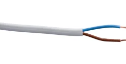 Elworks Kabel flat 2x0,75mm² 25 m med jord | Kabler & Ledninger