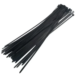 Elworks Kabelstrips 7,6 x 500 mm i svart - 50 stk. | Eloppheng & -Feste