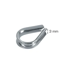 Home it Kause 3 mm 2 stk. | Kjettinger & Vaiere