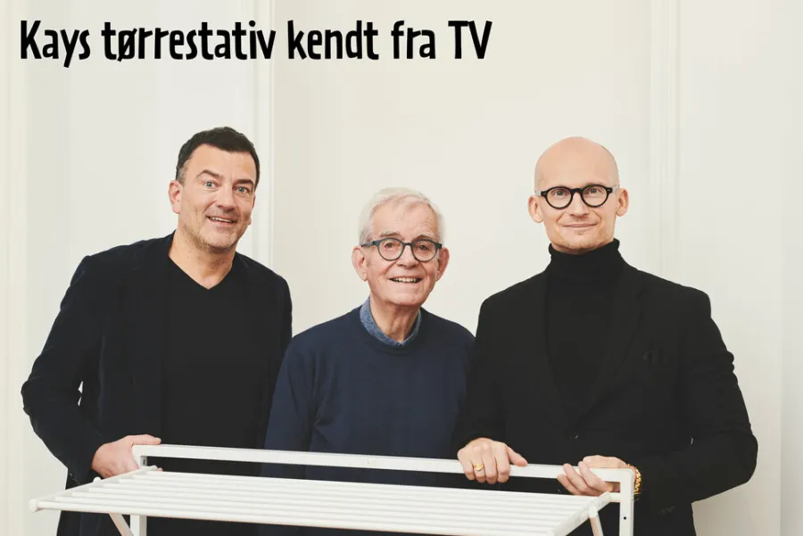 Kay vegghengt tørkestativ 100 x 61 x 68 cm - svart | Tørkestativer
