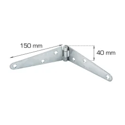 Home it Kistehengsel 40 x 150 mm - 2 stk. | Grep & Hengsler