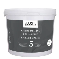 Luxi Kjellermaling glans 2 5 liter - | Veggmaling
