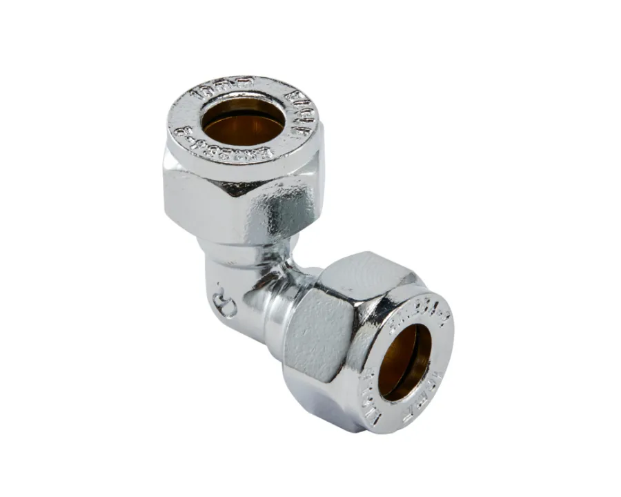 Klemring albue 10 mm | Forkrommede