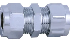Klemringskobling rett 15 mm | Forkrommede