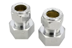 Klemringsmuffe 3/8" x 10 mm 2 stk. | Vvs-Artikler