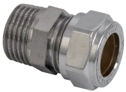 Klemring union rett 15mmx1/2" | Forkrommede