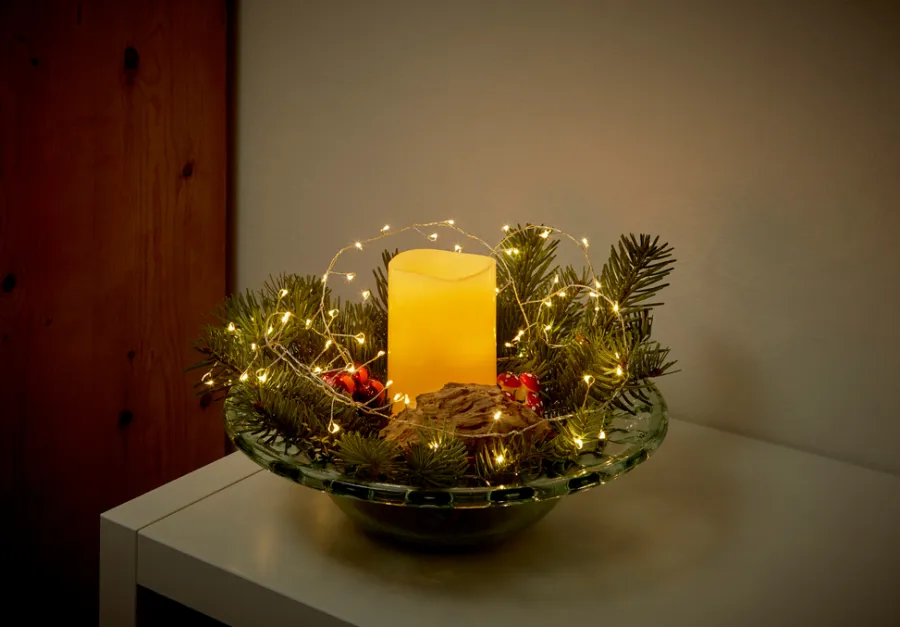 Klyngelyslenke 72 LED - L: 30 cm | Dekorativ Belysning - Innendørs