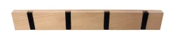 Home it Knaggrekke Flex lys eik 4 kroker 40 cm | Knagger & Knaggrekker