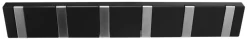 Home it Knaggrekke flex svart med 6 knagger 48,4 cm | Knagger & Knaggrekker
