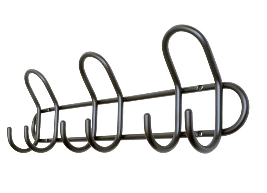 Home it Knaggrekke P-3 svart 40 cm | Knagger & Knaggrekker