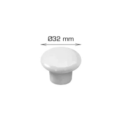 Home it Knott porselen hvit 32 mm - 2 stk. | Grep & Hengsler