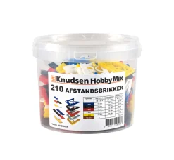 Knudsen Kilen avstandsbrikker - 210 stk | Kiler