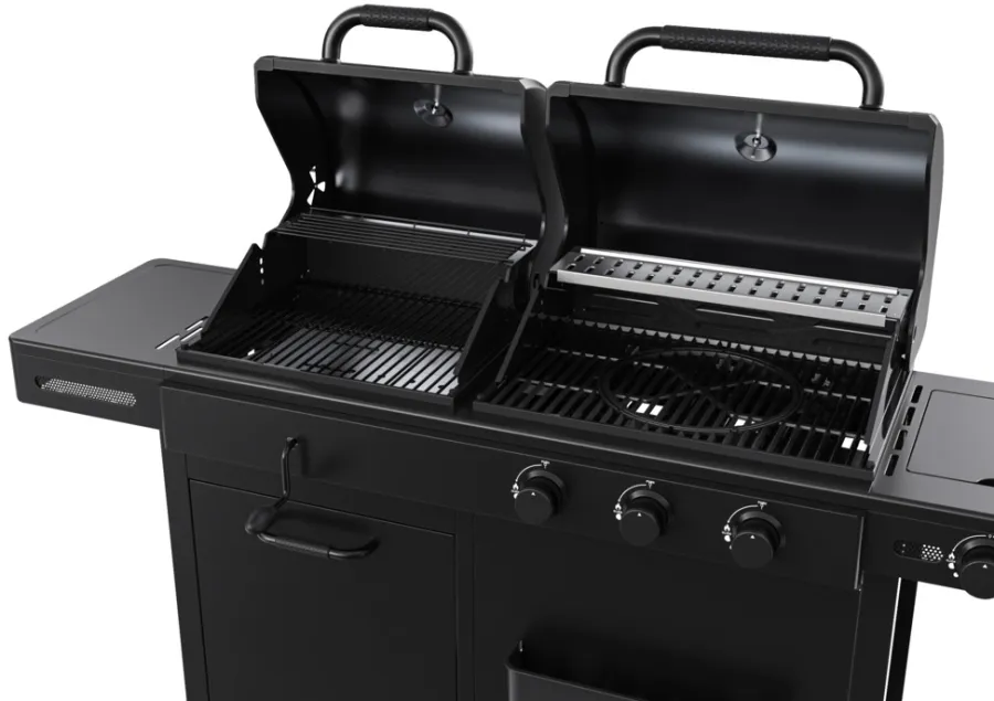Grillexpert Kombigrill til gass og kull - ® | Gassgrill