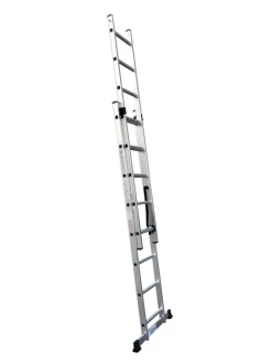 Silkeborg Stigefabrik Kombistige i aluminium - 3,4 meter | Stiger