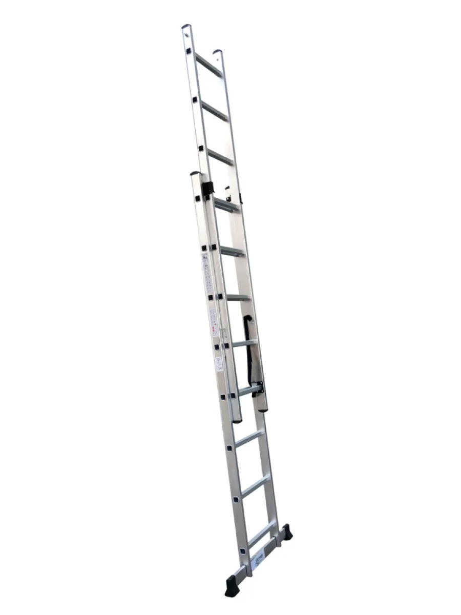 Silkeborg Stigefabrik Kombistige i aluminium - 3,4 meter | Stiger