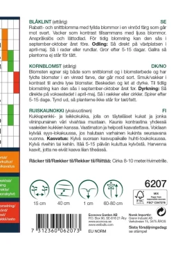 Weibulls Kornblomst Black Ball | Frø