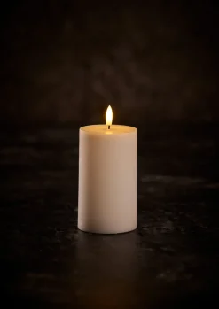 DAY Kubbelys med 3D LED-flamme H12,5 cm | Dekorativ Belysning - Innendørs