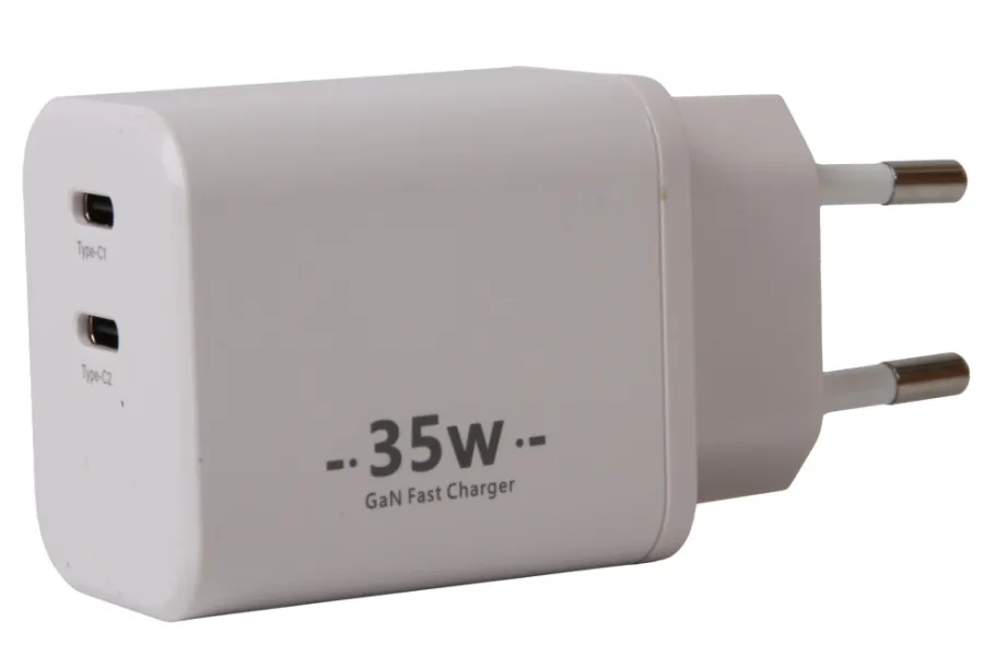 PhoneFood Lader 35 W 2×USB-C | Kabler & Adaptere