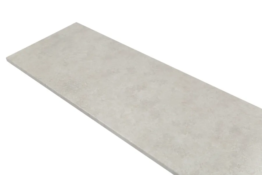 Laminatbenkeplate lys betong 28 x 610 x 3000 mm | Benkeplater