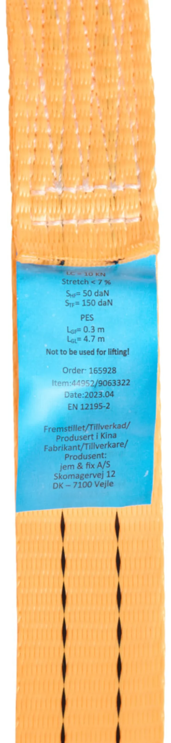 Autozone Lastestropp 38 mm × 5 meter - | Tilhengertilbehør