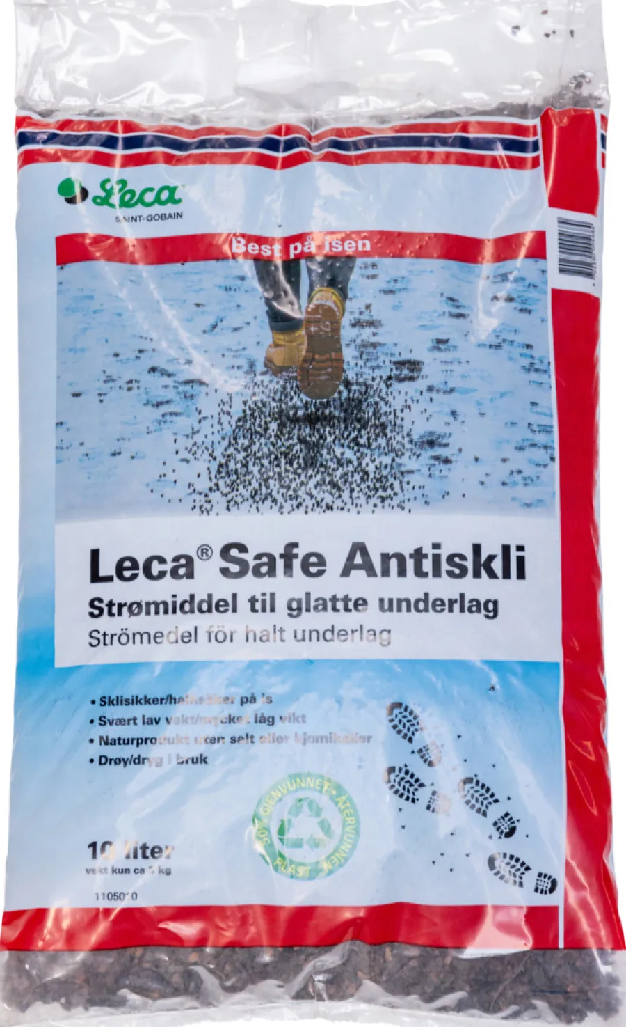 Leca Safe vinterstrø 10 liter | Snørydding