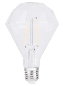 LED-filamentpære diamant 2 W E27 | Led-Pærer