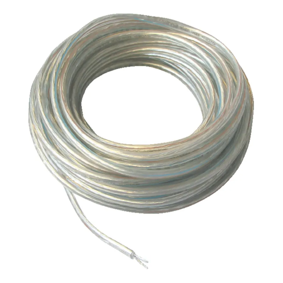 Elworks Ledning rund transparent 10 meter - | Kabler & Ledninger