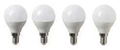 LED-pære krone 4,2 W E14 4-pk. | Led-Pærer