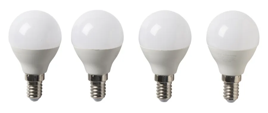 LED-pære krone 4,2 W E14 4-pk. | Led-Pærer