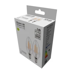 LED-pærer kerte 2,9 W E14 - 2 pk. | Led-Pærer