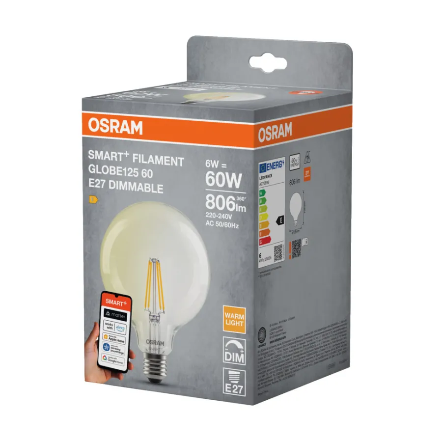 LEDVANCE SMART+ globe klar E27 6 W | Led-Pærer|Smartpærer