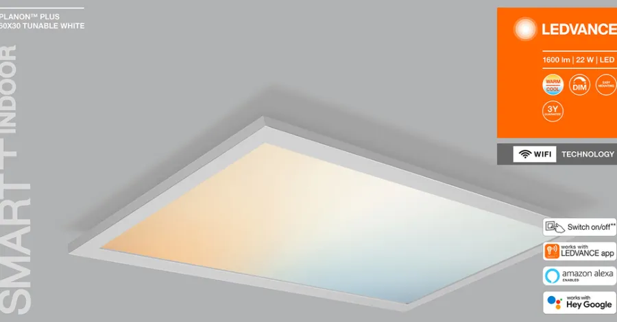 LEDVANCE SMART+ Planon Plus LED-armatur 22 W | Smart Lamper|Taklamper