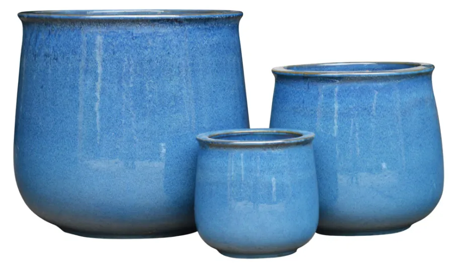Scan-Pot Leirpotter glasert 3-pk. | Krukker