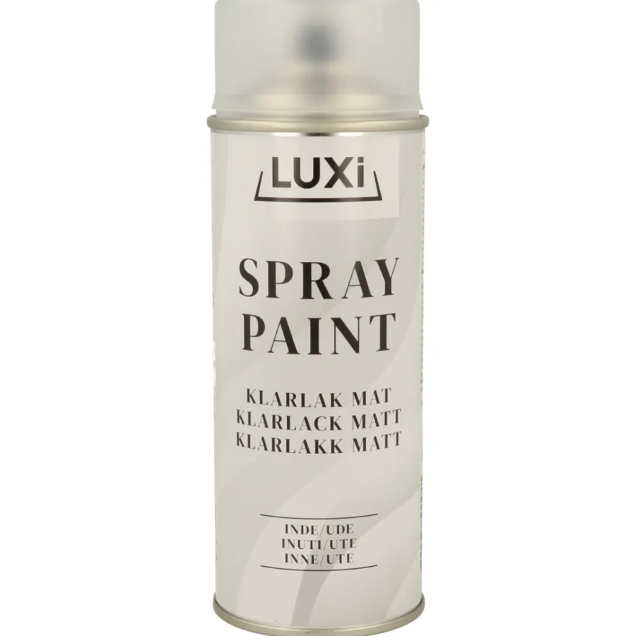 Luxi spraymaling klarlakk matt - 400 ml | Spraymaling