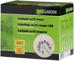 Garden Lyslenke med 10 pærer 5,5 meter - ® | Dekorativ Belysning - Innendørs|Dekorativ Belysning - Utendørs
