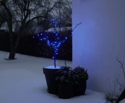 Stemning Lysslynge 100 LED-pærer blå 9,9 meter | Dekorativ Belysning - Utendørs