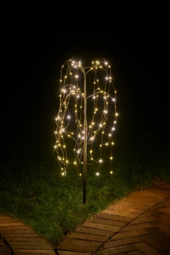 Stemning Lystre hengepil med 140 LED-pærer H100 cm | Dekorativ Belysning - Utendørs