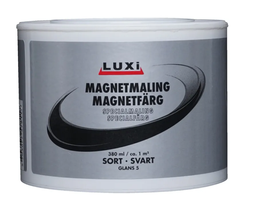 Luxi Magnetmaling svart 380 ml - | Hobbymaling|Veggmaling