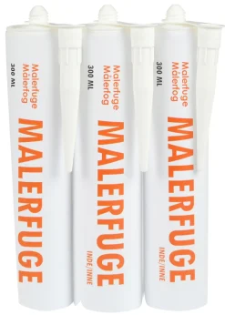 Malefuge hvit 3 x 300 ml | Akryl