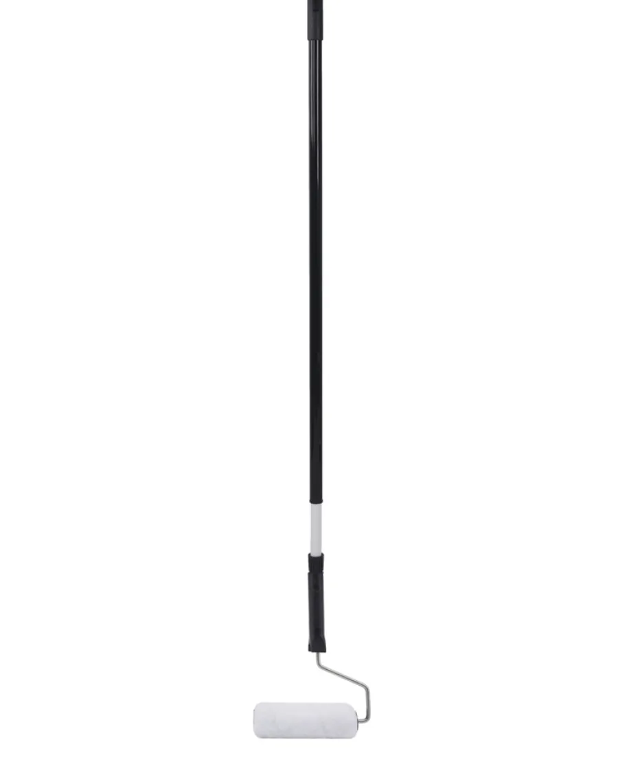 Malerull 18 cm med teleskopskaft | Maleruller