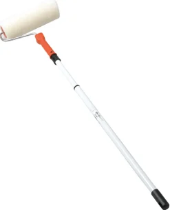 Malerull 18 cm med teleskopskaft | Maleruller